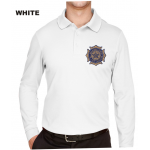 Devon & Jones CrownLux Performance Plaited Long Sleeve Polo